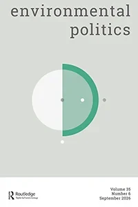 ENVIRONMENTAL POLITICS journal cover