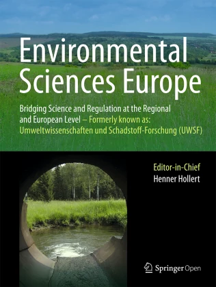 Environmental Sciences Europe journal cover