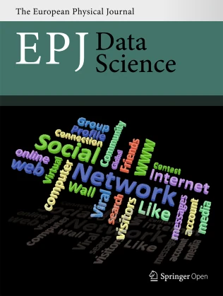 EPJ Data Science 期刊封面