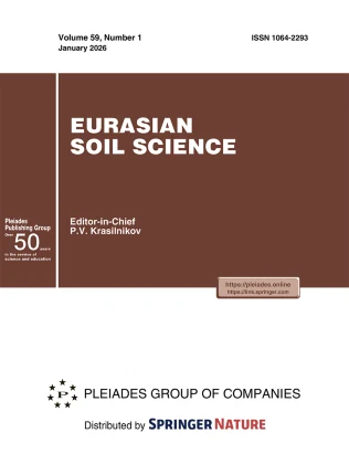 EURASIAN SOIL SCIENCE 期刊封面