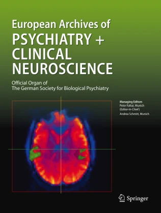 EUROPEAN ARCHIVES OF PSYCHIATRY AND CLINICAL NEUROSCIENCE 期刊封面