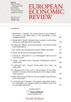 EUROPEAN ECONOMIC REVIEW journal cover