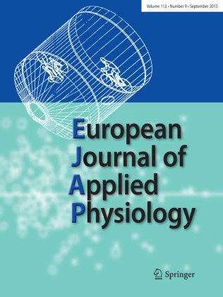 EUROPEAN JOURNAL OF APPLIED PHYSIOLOGY journal cover