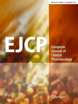 EUROPEAN JOURNAL OF CLINICAL PHARMACOLOGY 期刊封面