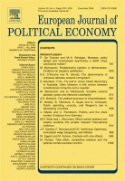 European Journal of Political Economy journal cover