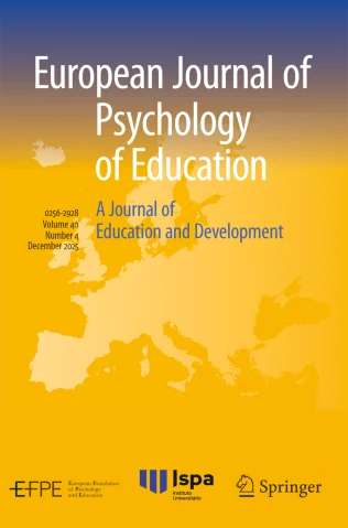 EUROPEAN JOURNAL OF PSYCHOLOGY OF EDUCATION journal cover