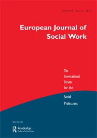 European Journal of Social Work journal cover