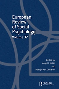 European Review of Social Psychology journal cover