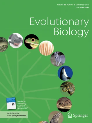 Evolutionary Biology 期刊封面