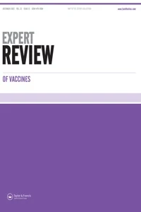 Expert Review of Vaccines journal cover
