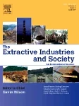 Extractive Industries and Society journal cover