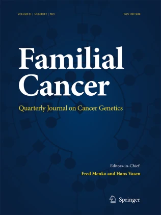 Familial Cancer journal cover