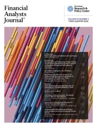 FINANCIAL ANALYSTS JOURNAL 期刊封面
