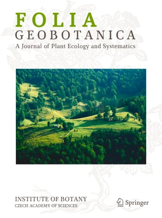FOLIA GEOBOTANICA journal cover