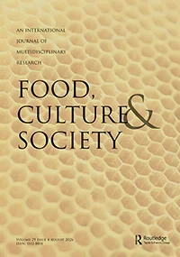 Food Culture & Society journal cover