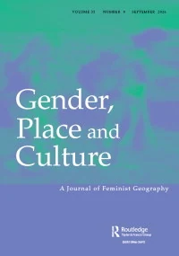Gender Place and Culture journal cover