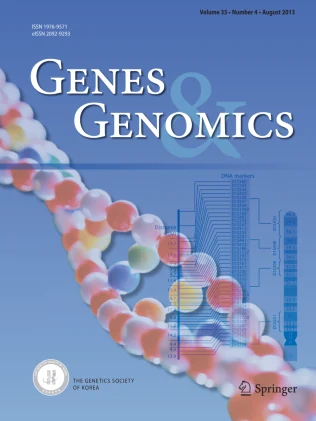 Genes & Genomics journal cover