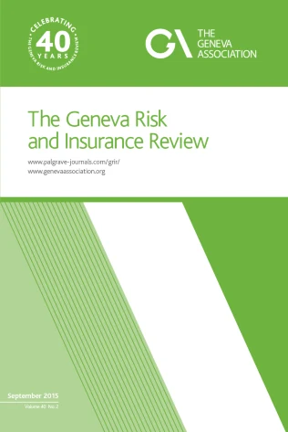 Geneva Risk and Insurance Review 期刊封面