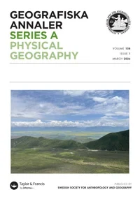 GEOGRAFISKA ANNALER SERIES A-PHYSICAL GEOGRAPHY journal cover