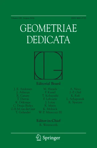 GEOMETRIAE DEDICATA journal cover
