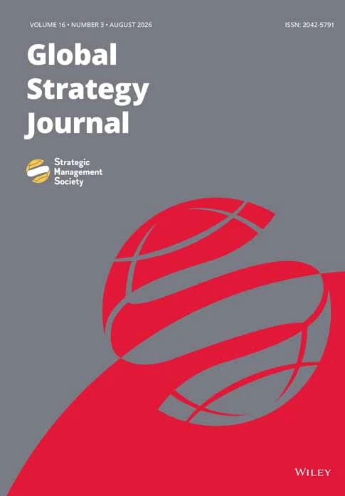 Global Strategy Journal journal cover