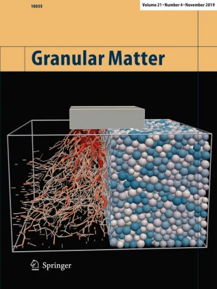 GRANULAR MATTER journal cover