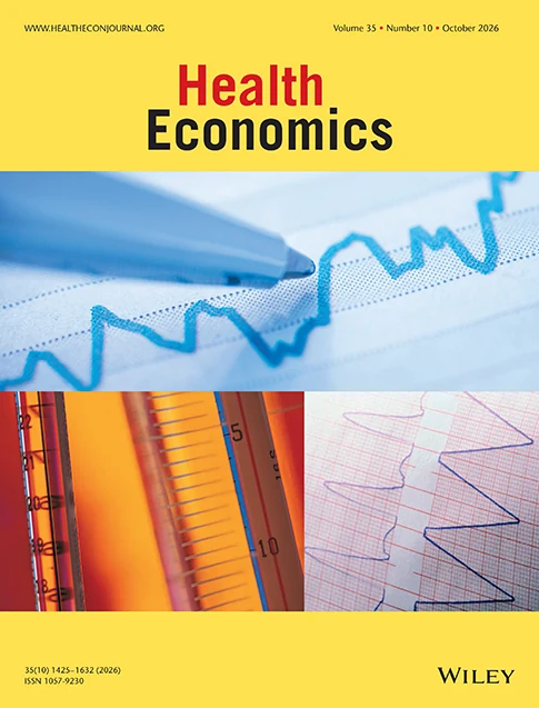 HEALTH ECONOMICS journal cover