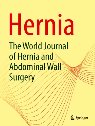 Hernia journal cover
