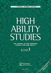 HIGH ABILITY STUDIES 期刊封面