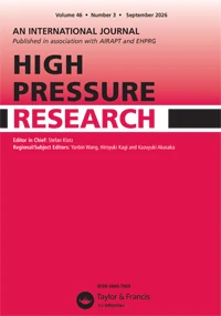 HIGH PRESSURE RESEARCH 期刊封面