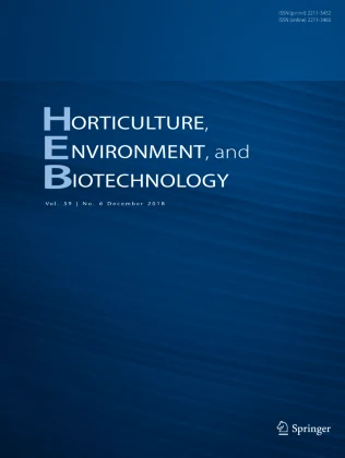 Horticulture Environment and Biotechnology journal cover