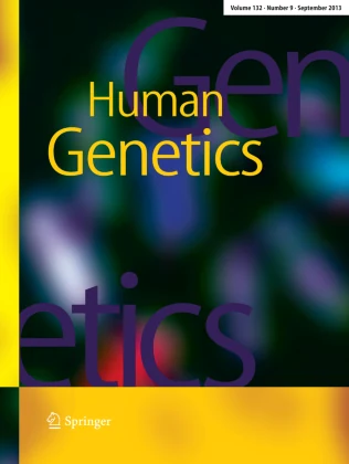 HUMAN GENETICS journal cover