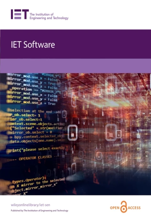 IET Software journal cover