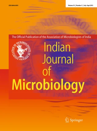 INDIAN JOURNAL OF MICROBIOLOGY 期刊封面