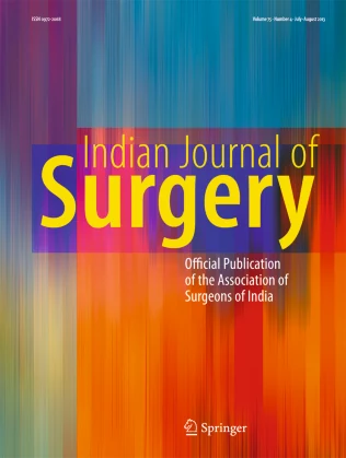 Indian Journal of Surgery journal cover