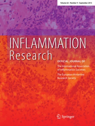 INFLAMMATION RESEARCH journal cover