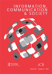 Information Communication & Society journal cover
