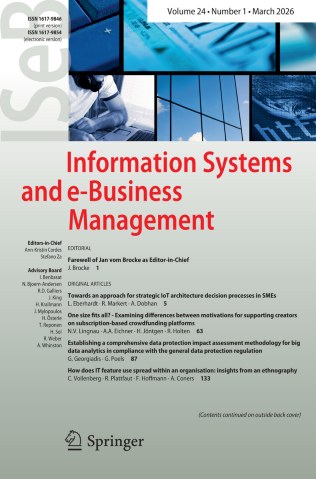 Information Systems and E-Business Management 期刊封面