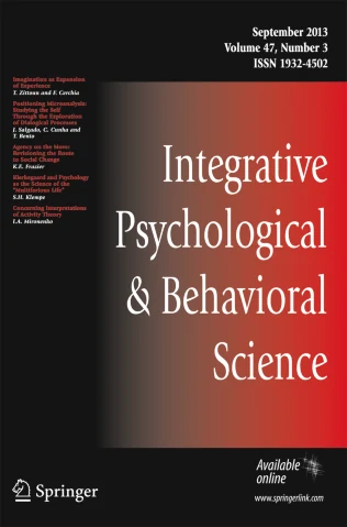 Integrative Psychological and Behavioral Science journal cover