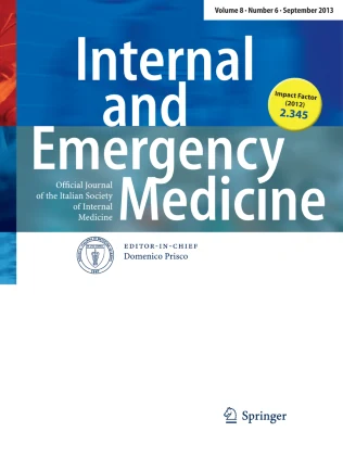 Internal and Emergency Medicine 期刊封面