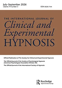 INTERNATIONAL JOURNAL OF CLINICAL AND EXPERIMENTAL HYPNOSIS journal cover