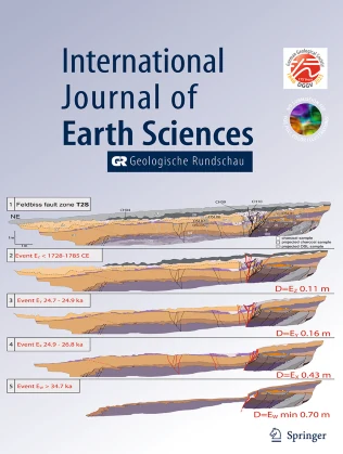 INTERNATIONAL JOURNAL OF EARTH SCIENCES journal cover