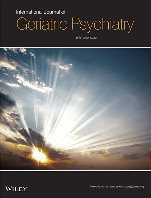 INTERNATIONAL JOURNAL OF GERIATRIC PSYCHIATRY 期刊封面