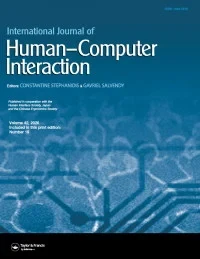 INTERNATIONAL JOURNAL OF HUMAN-COMPUTER INTERACTION journal cover