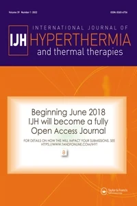 INTERNATIONAL JOURNAL OF HYPERTHERMIA journal cover