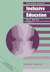International Journal of Inclusive Education journal cover