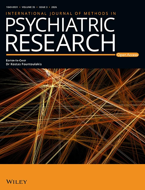 INTERNATIONAL JOURNAL OF METHODS IN PSYCHIATRIC RESEARCH journal cover