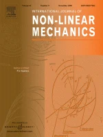 INTERNATIONAL JOURNAL OF NON-LINEAR MECHANICS 期刊封面