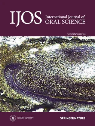 International Journal of Oral Science journal cover