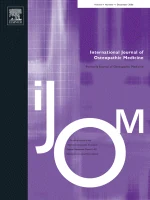 International Journal of Osteopathic Medicine journal cover